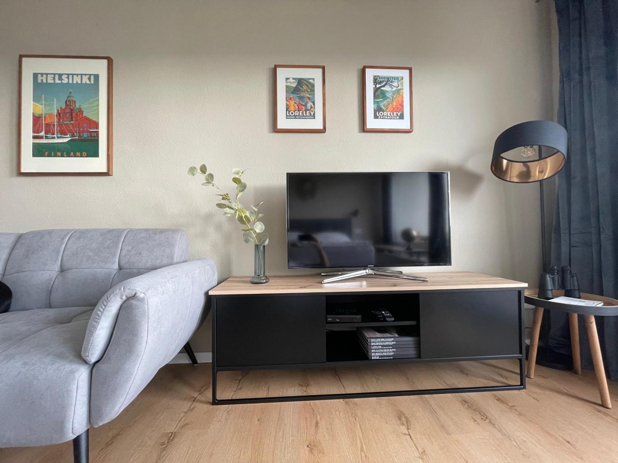 #1 Studioapartment Mit Loreleyblick Direkt An Der Schoensten Etappe Des Rheinsteigs Patersberg エクステリア 写真