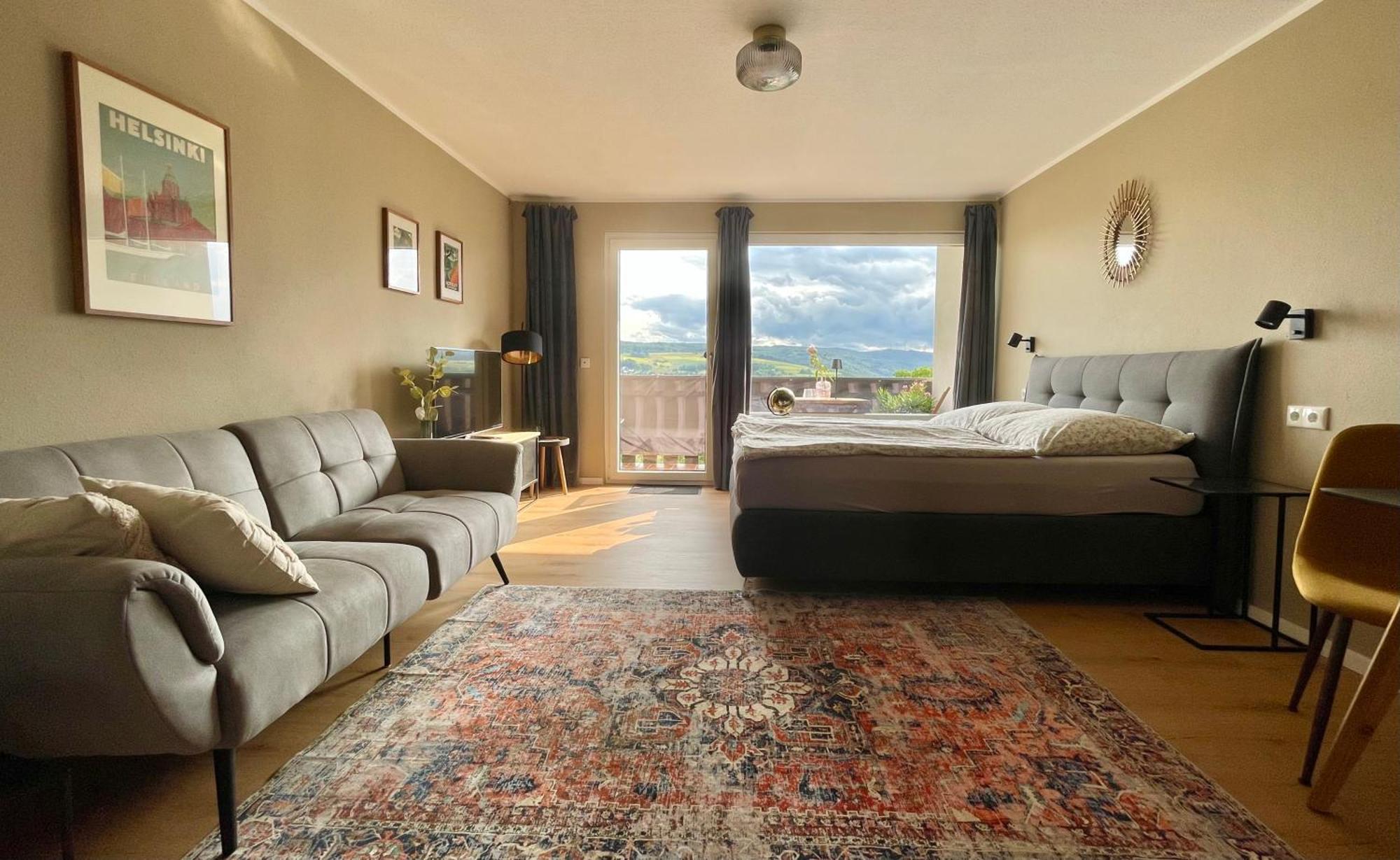#1 Studioapartment Mit Loreleyblick Direkt An Der Schoensten Etappe Des Rheinsteigs Patersberg エクステリア 写真